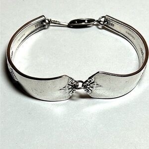 Vintage SIS Sterling Silver Bracelet Canada Elegant Modernist Style 31,7g.